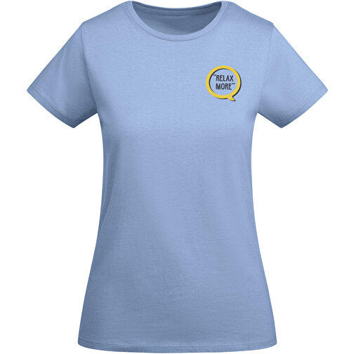 Breda T-Shirt Für Damen , himmelblau, Single jersey Strick 100% Bio Baumwolle, 175 g/m2, 2XL, , Bild 2