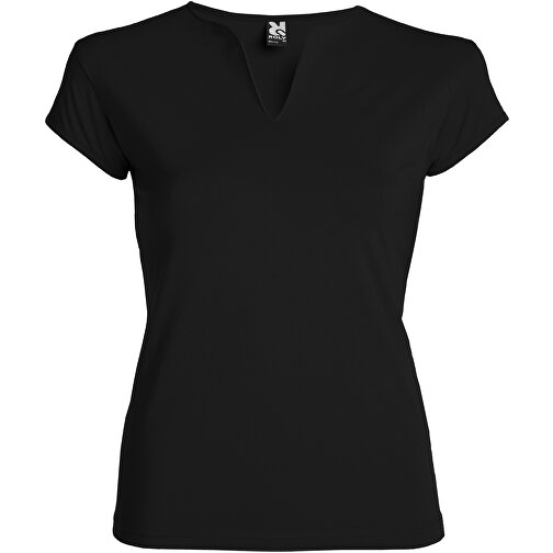 Belice T-Shirt Für Damen , schwarz, Single jersey Strick 94% Baumwolle, 6% Elastan, 200 g/m2, S, , Bild 1