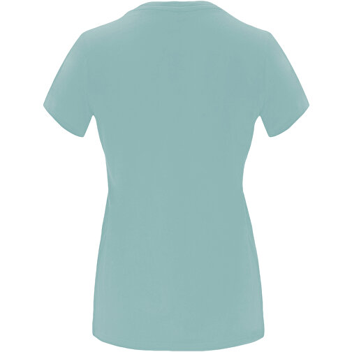 Capri T-Shirt Für Damen , Washed Blue, Single jersey Strick 100% Baumwolle, 170 g/m2, XL, , Bild 3