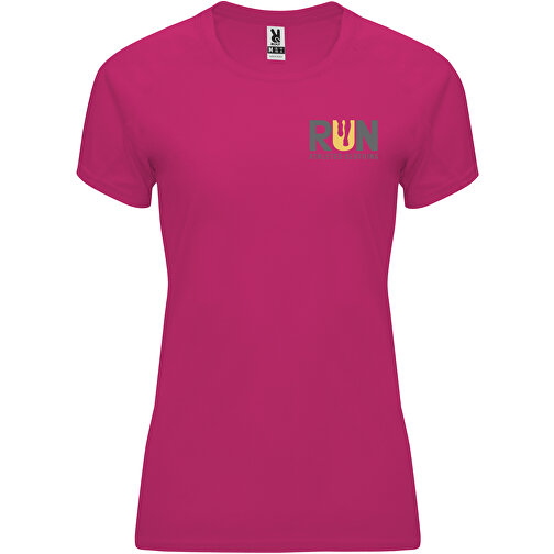 Bahrain Sport T-Shirt Für Damen , rossette, Interlock Strick 100% Polyester, 135 g/m2, L, , Bild 2