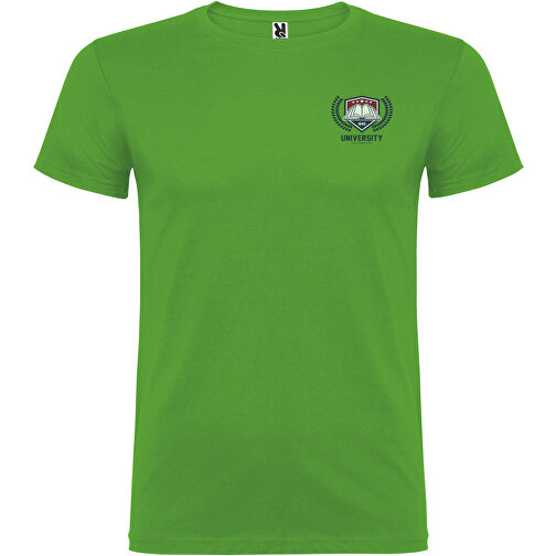 Beagle T-Shirt Für Herren , grass green, Single jersey Strick 100% Baumwolle, 155 g/m2, M, , Bild 2