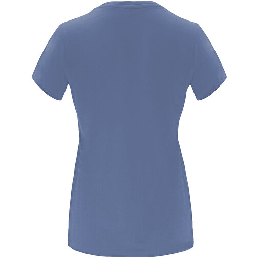 Capri T-Shirt Für Damen , blue denim, Single jersey Strick 100% Baumwolle, 170 g/m2, XL, , Bild 3