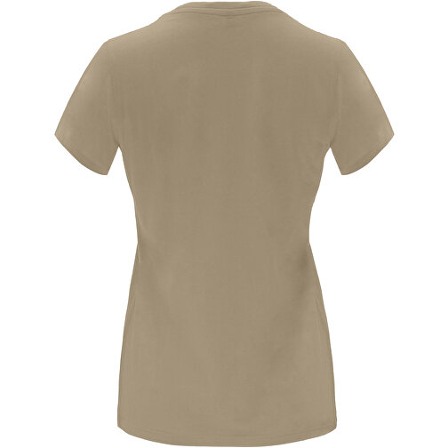 Capri T-Shirt Für Damen , sand meliert, Single jersey Strick 100% Baumwolle, 170 g/m2, 2XL, , Bild 3