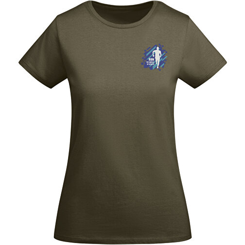 Breda T-Shirt Für Damen , militar green, Single jersey Strick 100% Bio Baumwolle, 175 g/m2, M, , Bild 2