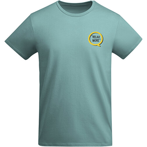 Breda T-Shirt Für Herren , dusty blue, Single jersey Strick 100% Bio Baumwolle, 175 g/m2, L, , Bild 2