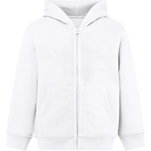 THC AMSTERDAM KIDS WH. Kinderjacken , weiß, Amerikanisches Fleece, recyceltes Polyester, 6, , Bild 1