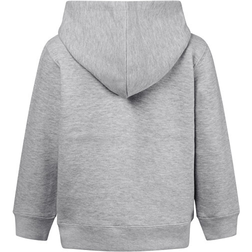 THC AMSTERDAM KIDS. Kinderjacken , hellgrau melliert, Amerikanisches Fleece, recyceltes Polyester, 12, , Bild 2