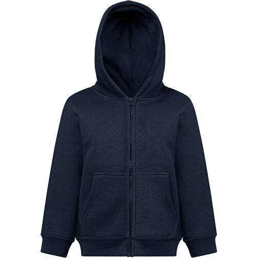 THC AMSTERDAM KIDS. Kinderjacken , dunkelblau, Amerikanisches Fleece, recyceltes Polyester, 6, , Bild 4