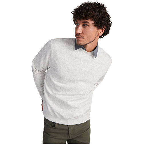 Clasica Sweatshirt Mit Rundhalsausschnitt Unisex , dunkelgrün, Strick 50% Baumwolle, 50% Polyester, 280 g/m2, 2XL, , Bild 4