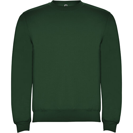Clasica Sweatshirt Mit Rundhalsausschnitt Unisex , dunkelgrün, Strick 50% Baumwolle, 50% Polyester, 280 g/m2, S, , Bild 1