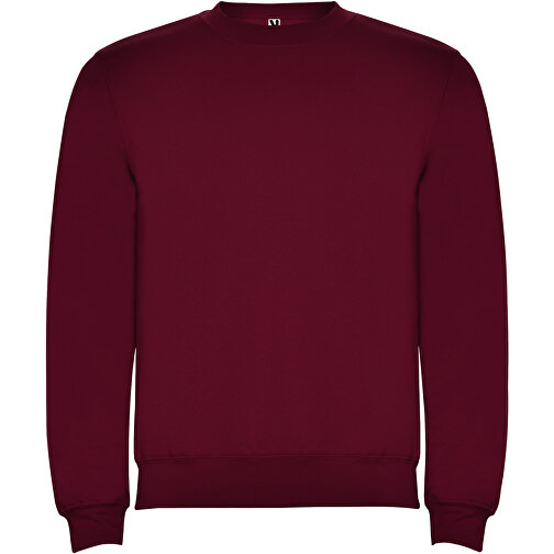 Clasica Sweatshirt Mit Rundhalsausschnitt Unisex , garnet, Strick 50% Baumwolle, 50% Polyester, 280 g/m2, S, , Bild 1