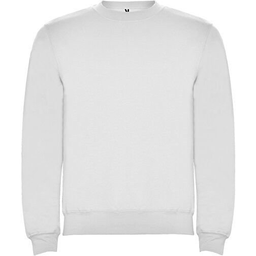 Clasica Sweatshirt Mit Rundhalsausschnitt Unisex , weiss, Strick 50% Baumwolle, 50% Polyester, 280 g/m2, L, , Bild 1