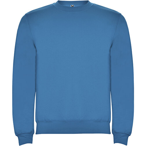 Clasica Sweatshirt Mit Rundhalsausschnitt Unisex , ozeanblau, Strick 50% Baumwolle, 50% Polyester, 280 g/m2, M, , Bild 1