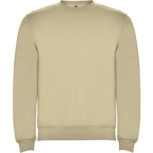 Clasica Sweatshirt Mit Rundhalsausschnitt Unisex , sand meliert, Strick 50% Baumwolle, 50% Polyester, 280 g/m2, 2XL, , Bild 1