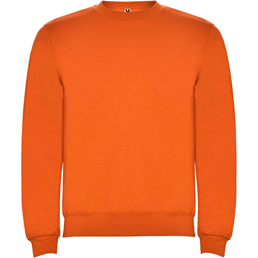 Clasica Sweatshirt Mit Rundhalsausschnitt Für Kinder , orange, Strick 50% Baumwolle, 50% Polyester, 280 g/m2, 7/8, , Bild 1