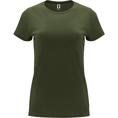 Capri T-Shirt Für Damen , Venture Green, Single jersey Strick 100% Baumwolle, 170 g/m2, XL, , Bild 1