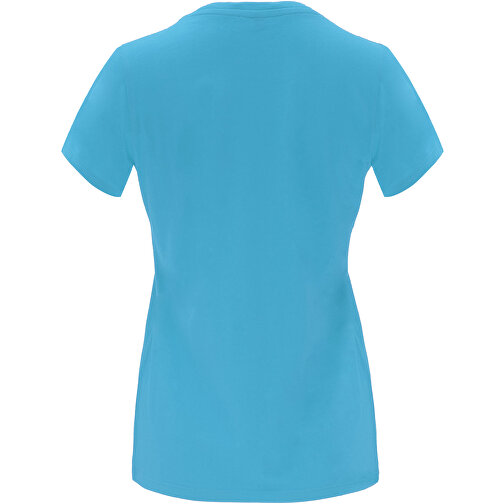 Capri T-Shirt Für Damen , türkis, Single jersey Strick 100% Baumwolle, 170 g/m2, 2XL, , Bild 3