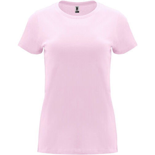 Capri T-Shirt Für Damen , hellrosa, Single jersey Strick 100% Baumwolle, 170 g/m2, 3XL, , Bild 1