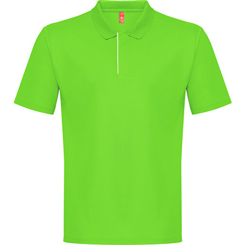 THC DYNAMIC. Technisches Poloshirt Für Herren , limette, Recycletes Polyester, XL, , Bild 1