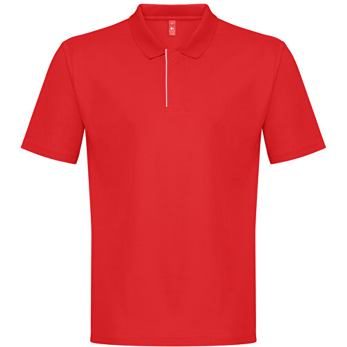 THC DYNAMIC. Technisches Poloshirt Für Herren , rot, Recycletes Polyester, M, , Bild 1