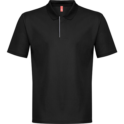 THC DYNAMIC. Technisches Poloshirt Für Herren , schwarz, Recycletes Polyester, 3XL, , Bild 1