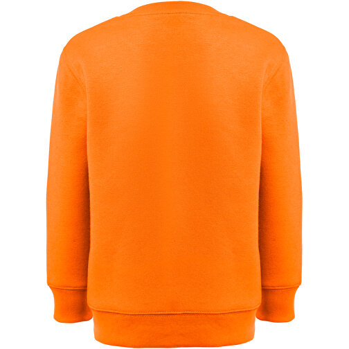 THC DELTA KIDS. Kindersweatshirt Aus Recycelter Baumwolle Und Polyester , orange, Baumwolle. Recycelter Polyester, 10, 57,00cm x 43,00cm (Länge x Breite), Bild 2