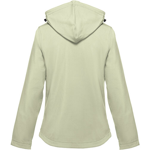 THC ZAGREB WOMEN. Gürtel-Softshell-Jacke Für Damen , pastellgrün, Polyester und Elasthan, XL, 72,00cm x 57,00cm (Länge x Breite), Bild 2