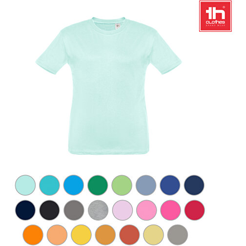 THC QUITO. Unisex Kinder T-shirt , hellgrau, 100% Baumwolle, 8, 51,00cm x 40,00cm (Länge x Breite), Bild 4