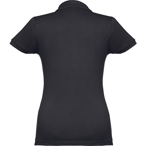 THC EVE. Damen Poloshirt , nachtblau, 100% Baumwolle, L, 64,00cm x 46,00cm (Länge x Breite), Bild 2