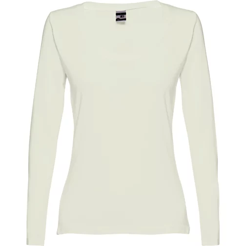 THC BUCHAREST WOMEN. T-shirt cintré à manches longues en coton pour femmes, Image 1