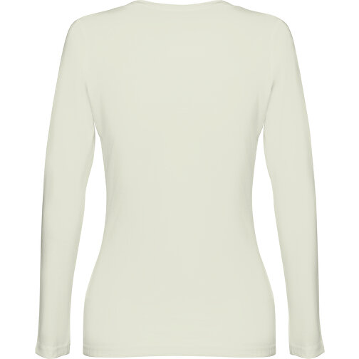 THC BUCHAREST WOMEN. Langärmeliges Tailliertes T-Shirt Für Frauen Aus Baumwolle , pastellgrün, 100% Baumwolle, L, 65,00cm x 46,00cm (Länge x Breite), Bild 2