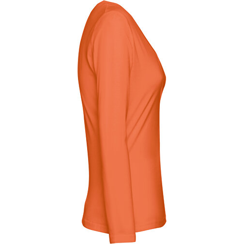 THC BUCHAREST WOMEN. Langärmeliges Tailliertes T-Shirt Für Frauen Aus Baumwolle , terrakotta, 100% Baumwolle, XL, 67,00cm x 48,00cm (Länge x Breite), Bild 3