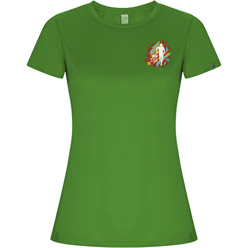 Imola Sport T-Shirt Für Damen , green fern, Interlock Strick 50% Recyceltes Polyester, 50% Polyester, 135 g/m2, 2XL, , Bild 2