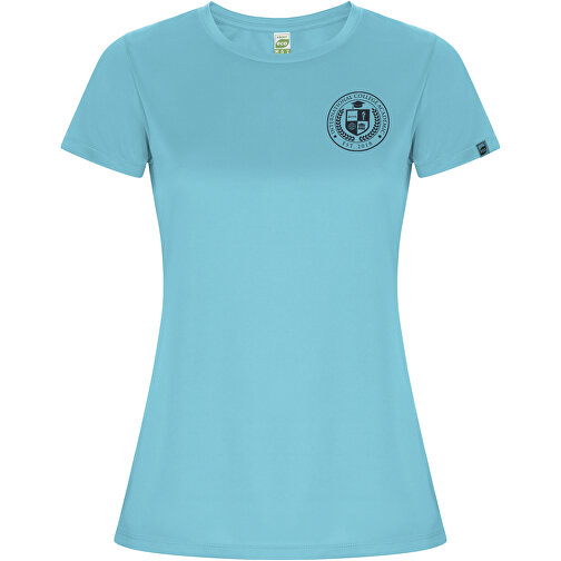 Imola Sport T-Shirt Für Damen , türkis, Interlock Strick 50% Recyceltes Polyester, 50% Polyester, 135 g/m2, M, , Bild 2