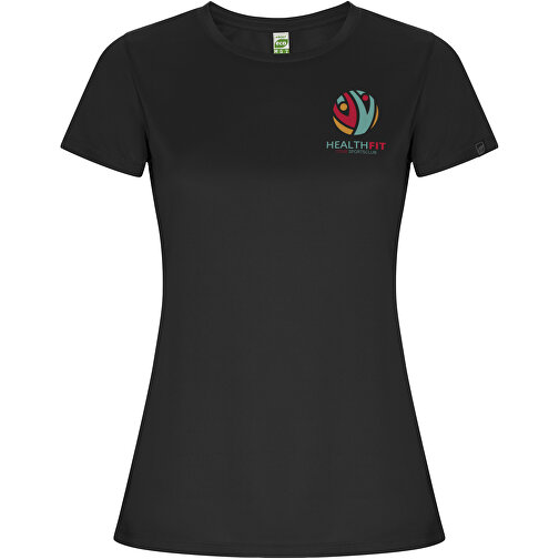 Imola Sport T-Shirt Für Damen , dark lead, Interlock Strick 50% Recyceltes Polyester, 50% Polyester, 135 g/m2, L, , Bild 2