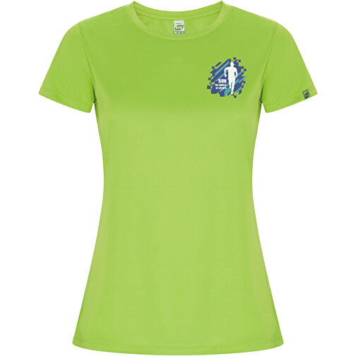Imola Sport T-Shirt Für Damen , lime / green lime, Interlock Strick 50% Recyceltes Polyester, 50% Polyester, 135 g/m2, M, , Bild 2