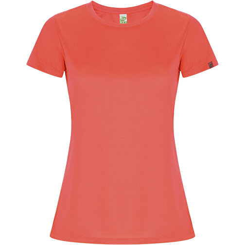 Imola Sport T-Shirt Für Damen , fluor coral, Interlock Strick 50% Recyceltes Polyester, 50% Polyester, 135 g/m2, XL, , Bild 1