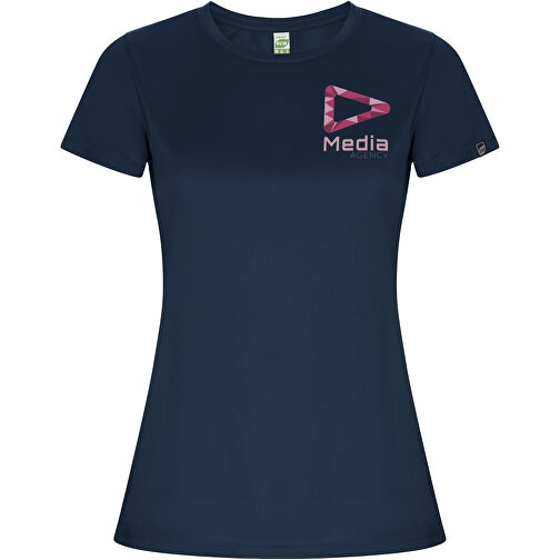 Imola Sport T-Shirt Für Damen , navy blue, Interlock Strick 50% Recyceltes Polyester, 50% Polyester, 135 g/m2, 2XL, , Bild 2