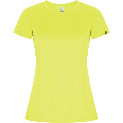 Imola Sport T-Shirt Für Damen , fluor yellow, Interlock Strick 47% Recyceltes Polyester, 53% Polyester, 135 g/m2, S, , Bild 1