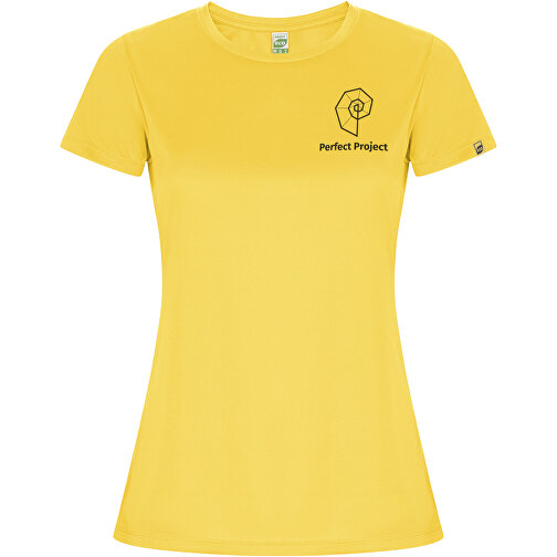 Imola Sport T-Shirt Für Damen , gelb, Interlock Strick 50% Recyceltes Polyester, 50% Polyester, 135 g/m2, XL, , Bild 2