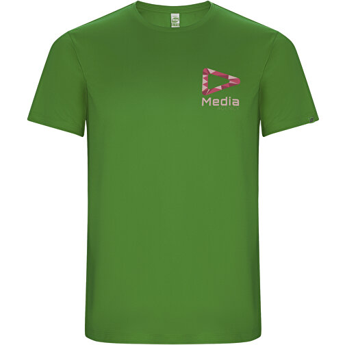 Imola Sport T-Shirt Für Herren , green fern, Interlock Strick 50% Recyceltes Polyester, 50% Polyester, 135 g/m2, L, , Bild 2