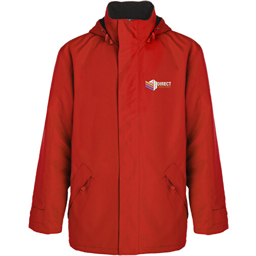 Europa Isolierte Jacke Unisex , rot, Woven 100% Polyester, 400 g/m2, Lining, Woven 100% Polyester, S, , Bild 2