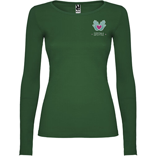 Extreme Langarmshirt Für Damen , dunkelgrün, Single jersey Strick 100% Baumwolle, 160 g/m2, S, , Bild 2