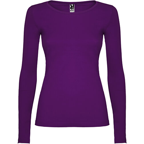 Extreme Langarmshirt Für Damen , lila, Single jersey Strick 100% Baumwolle, 160 g/m2, S, , Bild 1