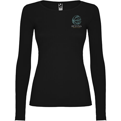 Extreme Langarmshirt Für Damen , schwarz, Single jersey Strick 100% Baumwolle, 160 g/m2, 2XL, , Bild 2