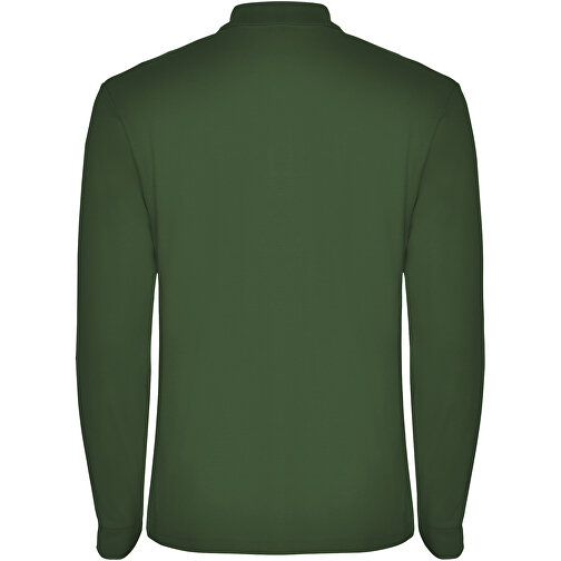 Estrella Langarm Poloshirt Für Herren , dunkelgrün, Piqué Strick 100% Baumwolle, 220 g/m2, S, , Bild 3