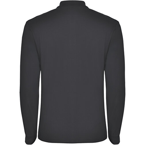 Estrella Langarm Poloshirt Für Herren , dark lead, Piqué Strick 100% Baumwolle, 220 g/m2, XL, , Bild 3