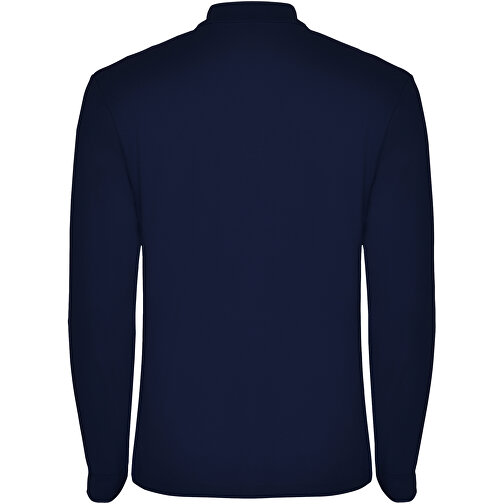 Estrella Langarm Poloshirt Für Herren , navy blue, Piqué Strick 100% Baumwolle, 220 g/m2, XL, , Bild 3