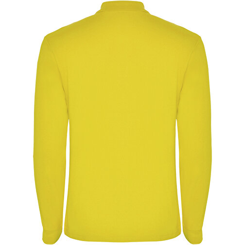 Estrella Langarm Poloshirt Für Herren , gelb, Piqué Strick 100% Baumwolle, 220 g/m2, XL, , Bild 3
