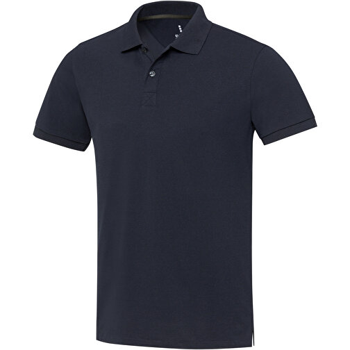 Emerald Polo Unisex Aus Recyceltem Material , navy, Piqué Strick 50% Recyclingbaumwolle, 50% Recyceltes Polyester, 200 g/m2, L, , Bild 1
